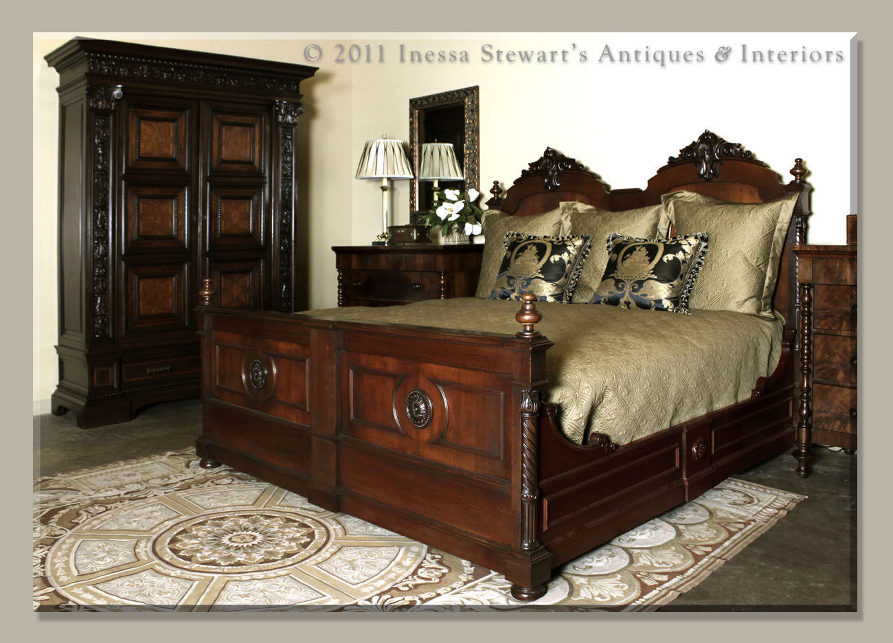 Antique Beds & Bedrooms Historical Origins Antiques in Style
