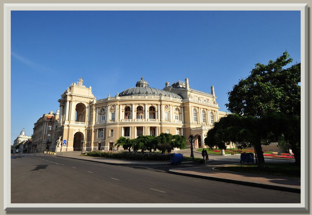 Odessa Ukraine Opera House Present Day