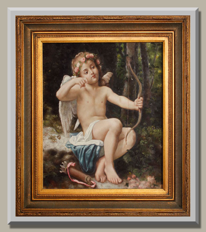 Antique Reproduction Painting Valentine's Day