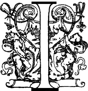 Antique Letter Engraving