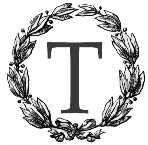 Antique Letter Engraving