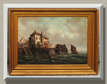 Antique painting before