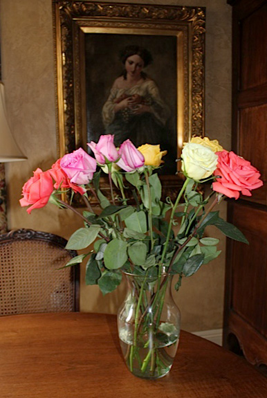 Antiques and roses: Before