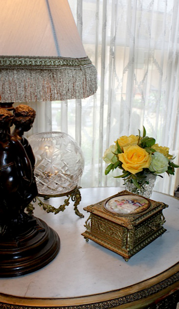 Antiques and roses