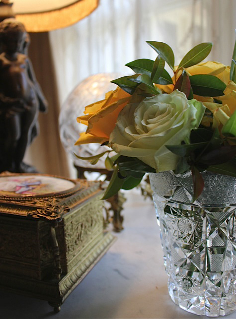 Antiques and roses