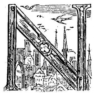 Antique Letter Engraving