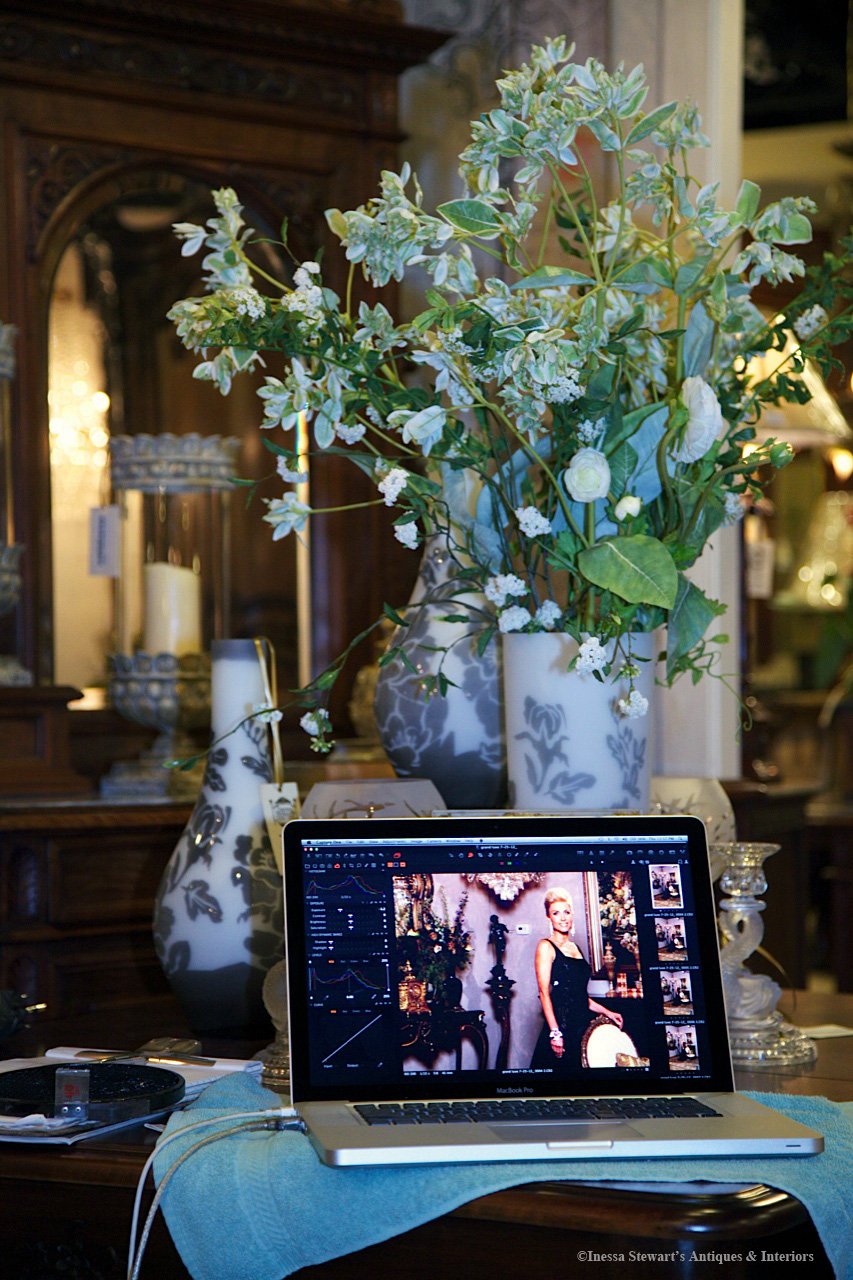 Inessa Stewart's Antiques and Grand Luxe Shoot