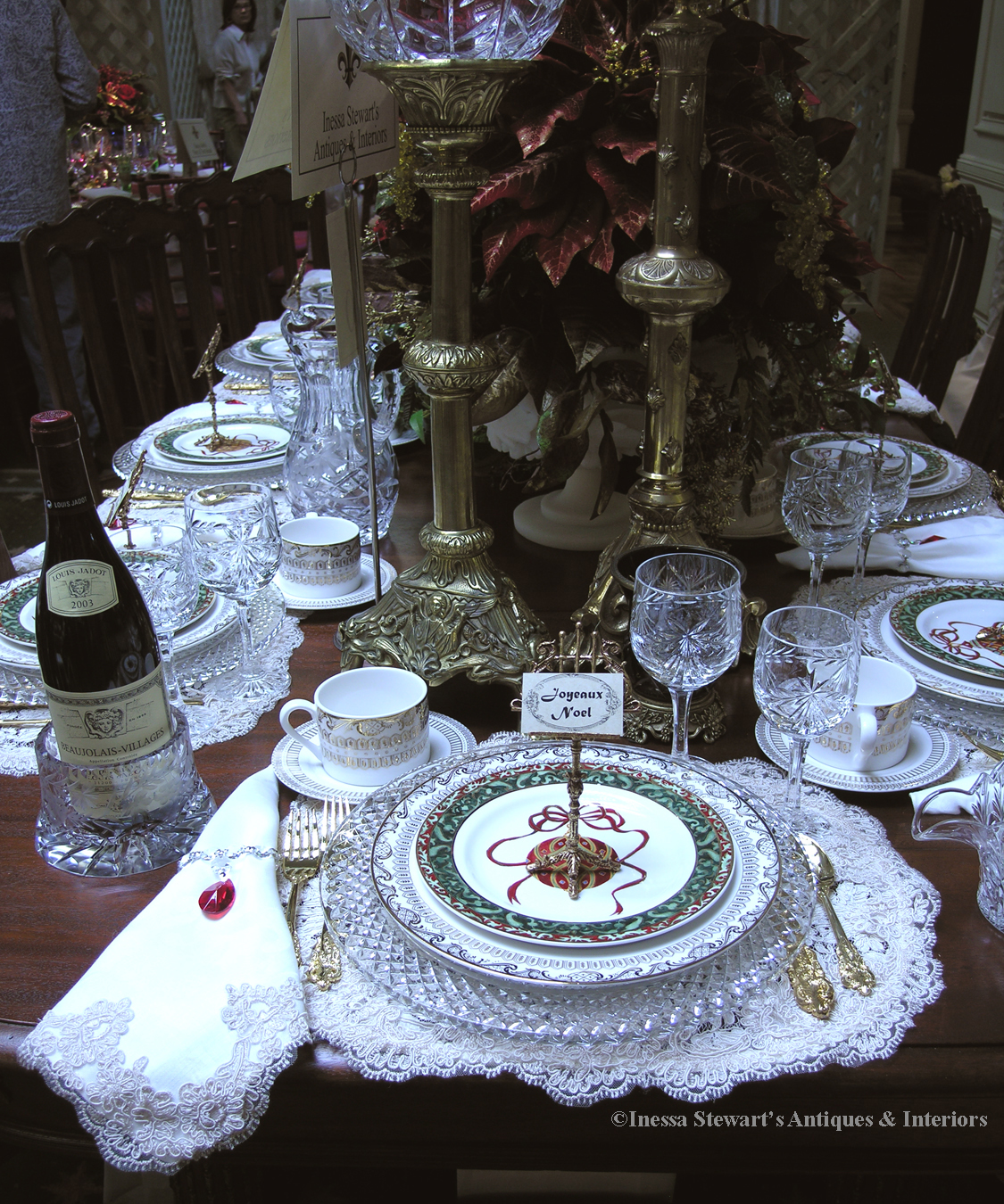 Tablescapes Antiques Tablesetting