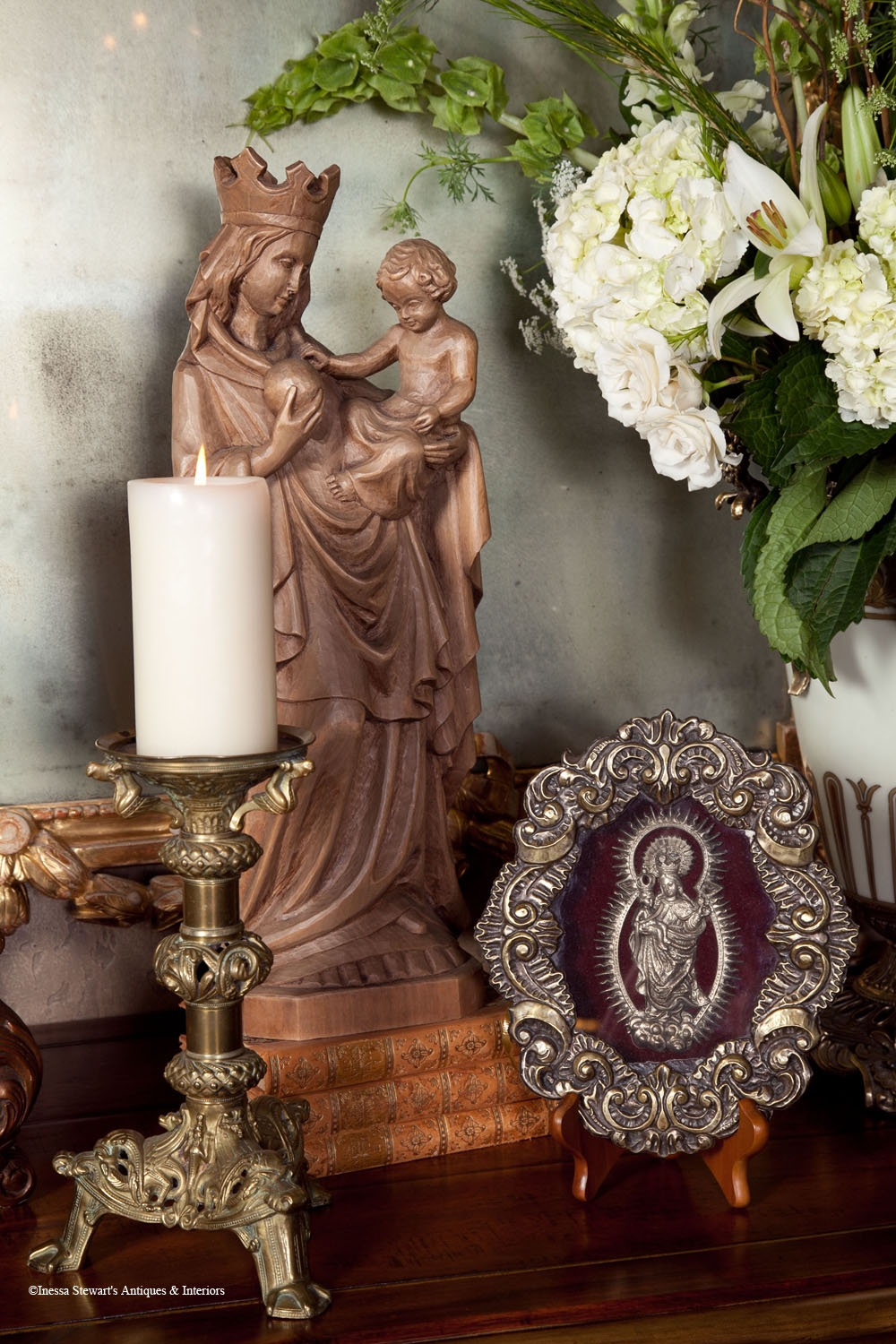 Religious Antiques, antique accessories at Inessa Stewart's Antiques