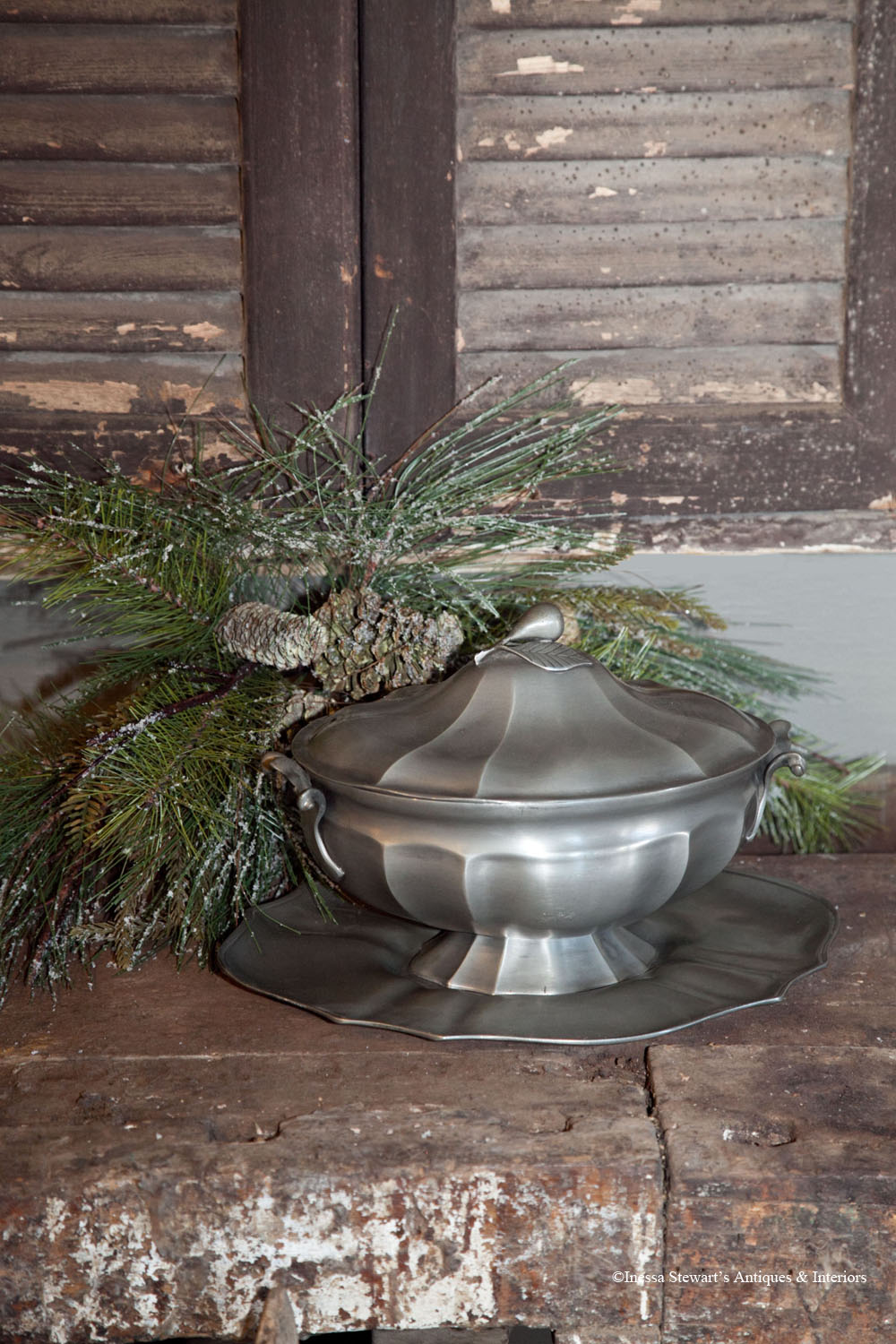 Antique Pewter Tureen Christmas Giveaway