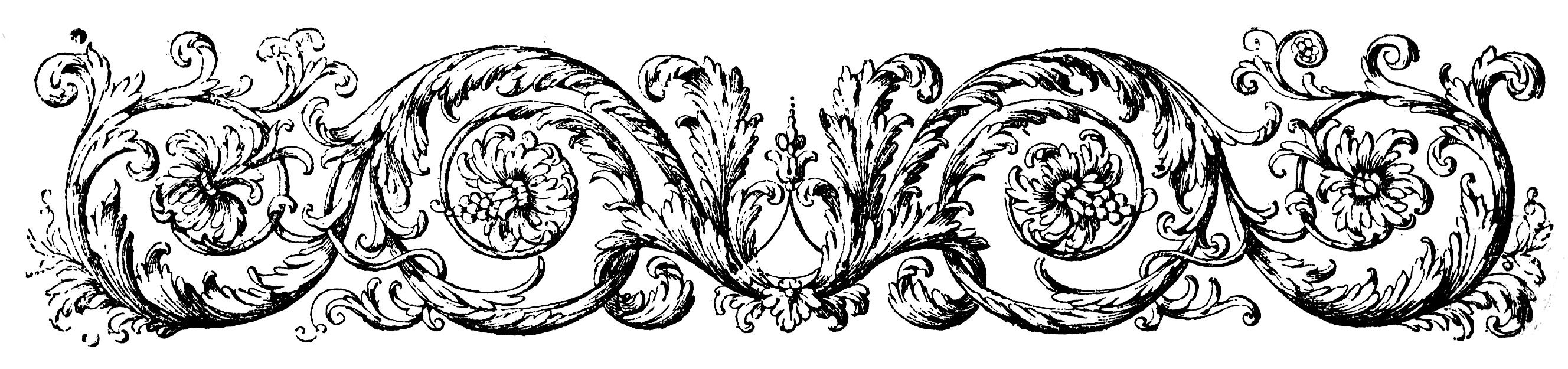 Antique Engraving Flourish 