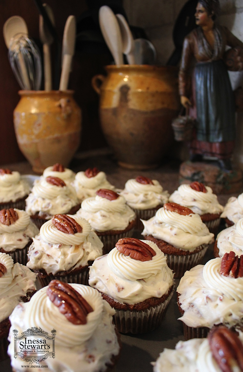 Inessa Stewart's Antiques Carrot Cupcakes