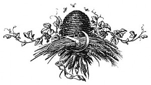 antique bread flourish