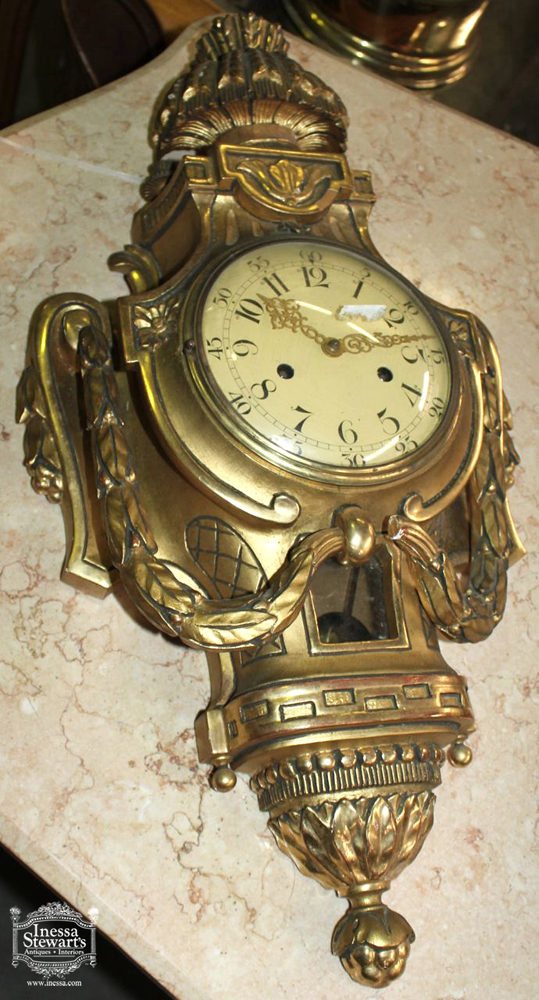 Antique Bronze Clock