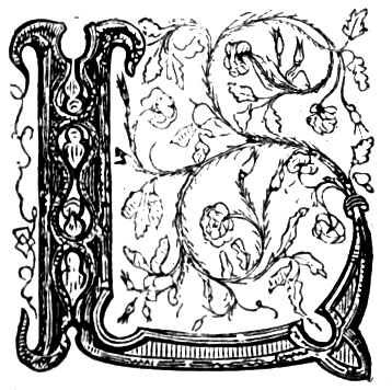 Antique Letter Engraving