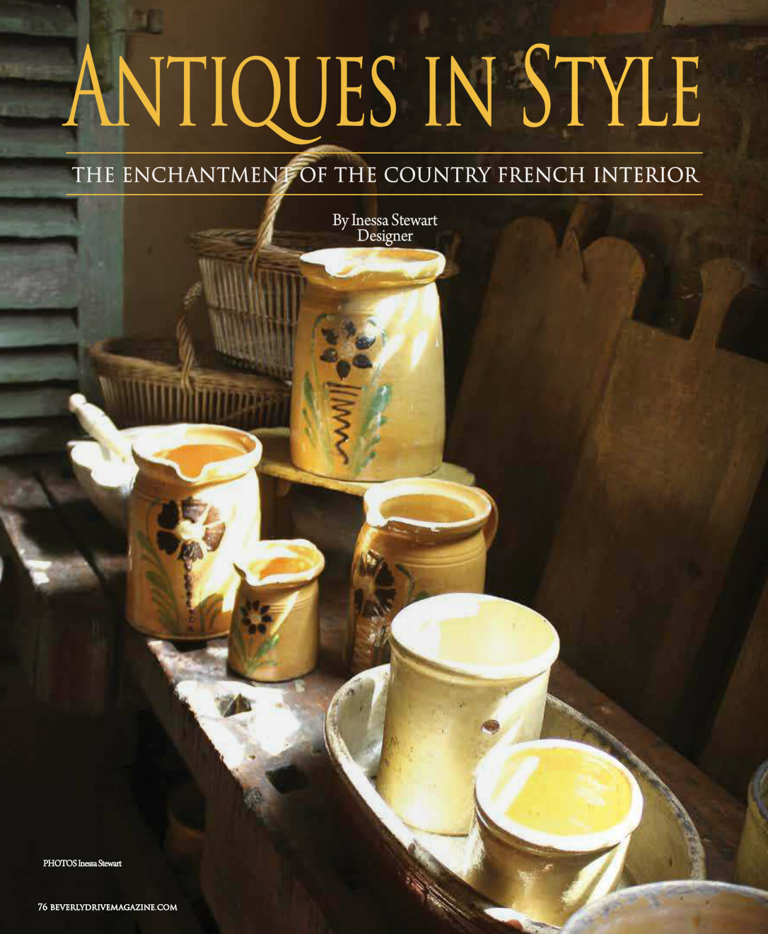 Antiques in Style: Antique Accessories Country French Style