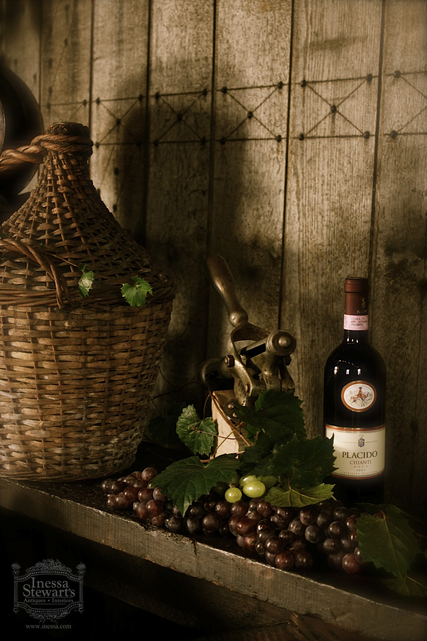 antique wine accessories and furniture
