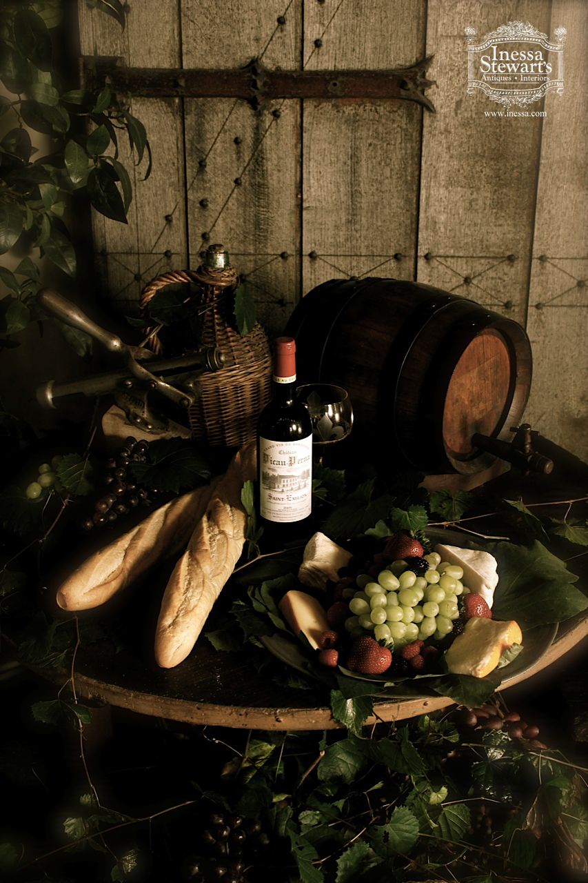 antique wine accessories and furniture
