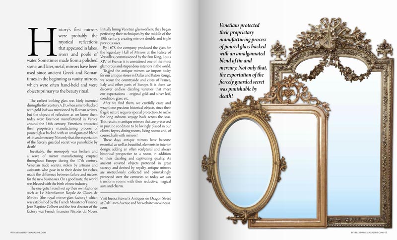 Antiques In Style Mirrors Article 2