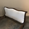 Country French Bed With Upholstered Head And Footboards