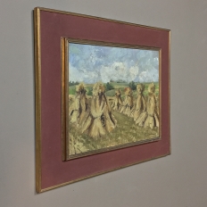 Antique Framed Oil Painting on Canvas by L. Vanvalsem