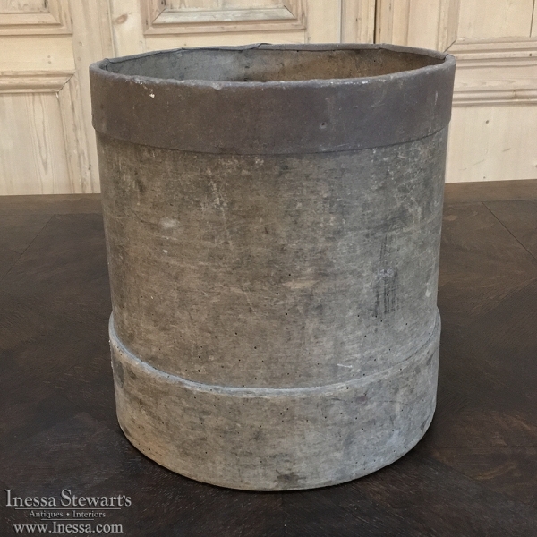 Antique Wooden Grain Measure Bucket