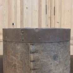 Antique Wooden Grain Measure Bucket
