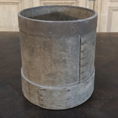 Antique Wooden Grain Measure Bucket
