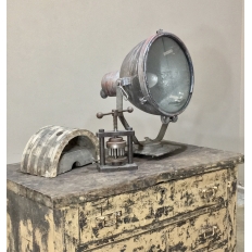 Mid-Century French Industrial Lamp