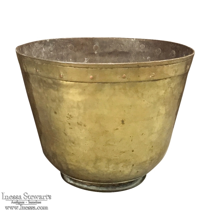 19th Century Brass Jardiniere - Bucket
