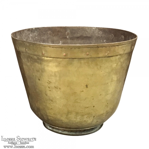 19th Century Brass Jardiniere - Bucket
