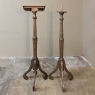 19th Century Country French Lectern and Candlestick Set