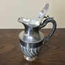 Antique Embossed Silverplate Pewter Teapot