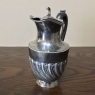 Antique Embossed Silverplate Pewter Teapot