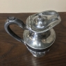 Antique Embossed Silverplate Pewter Teapot