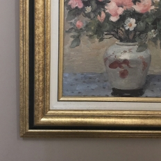 Framed Oil Painting on Canvas