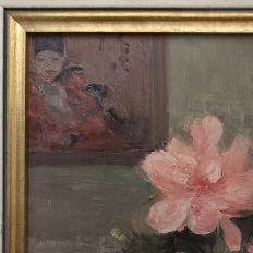 Framed Oil Painting on Canvas