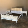 Antique Louis XV French Painted Bed