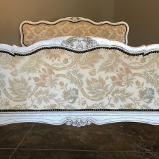 Antique Louis XV French Painted Bed