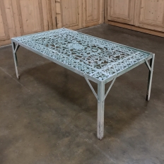 19th Century Iron Panel Coffee Table