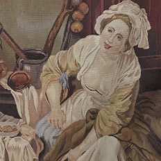Reproduction Aubusson-Style Tapestry