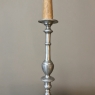 19th Century Pewter Candlestick Lamp ca. 1880
