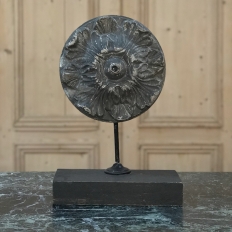 19th Century Carved Rosette on Display Stand
