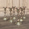PAIR 19th Century Solid Copper & Brass Alter Candlesticks 
