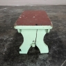 Rustic Antique Dutch Painted Footstool
