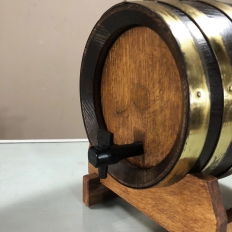 Antique Bar Top Barrel Liquor Dispenser