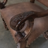 Louis XIV Leather Armchair