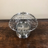 French Silver Plate Louis XVI Style Basket