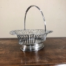 French Silver Plate Louis XVI Style Basket