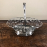 French Silver Plate Louis XVI Style Basket